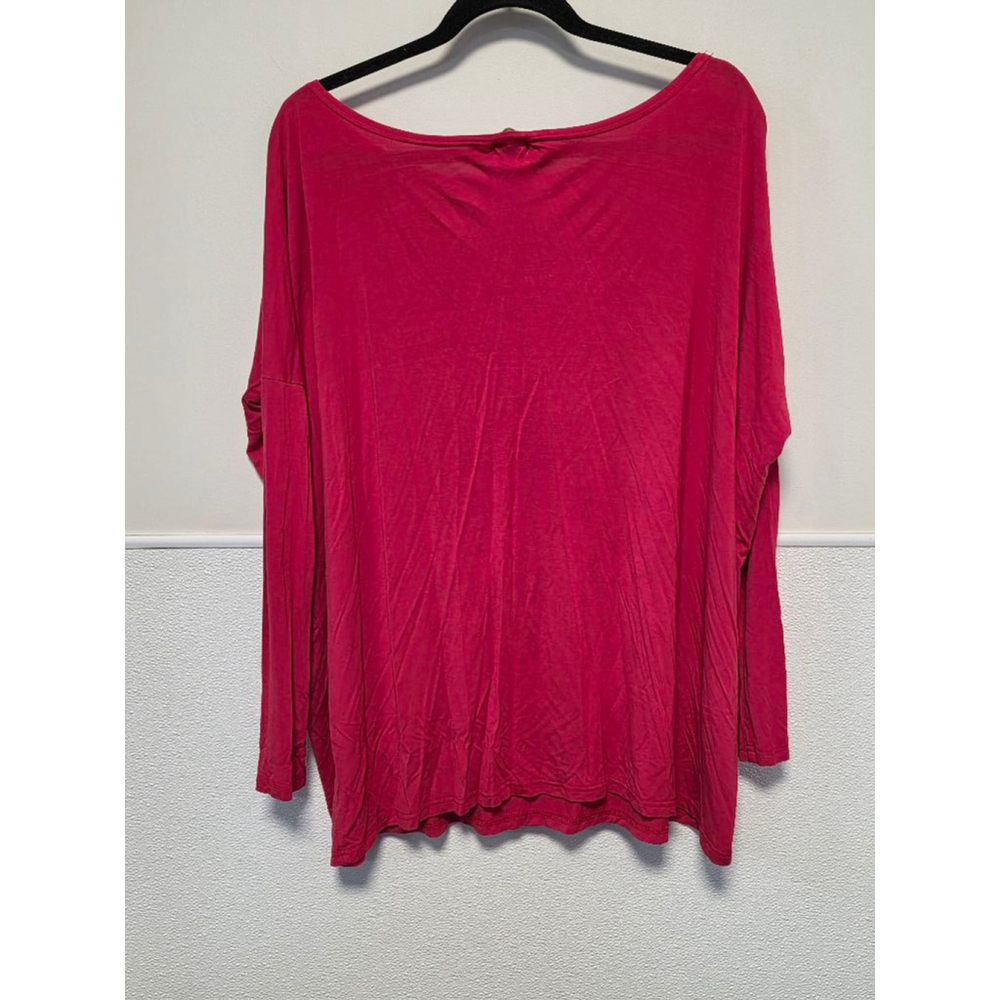 Women's Piko 1988 Top Size L Red Long Sleeve - Picture 7 of 9